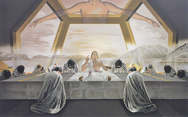 サルバドール・ダリ リトグラフ 最後の晩餐 サルバドール・ダリ「最後