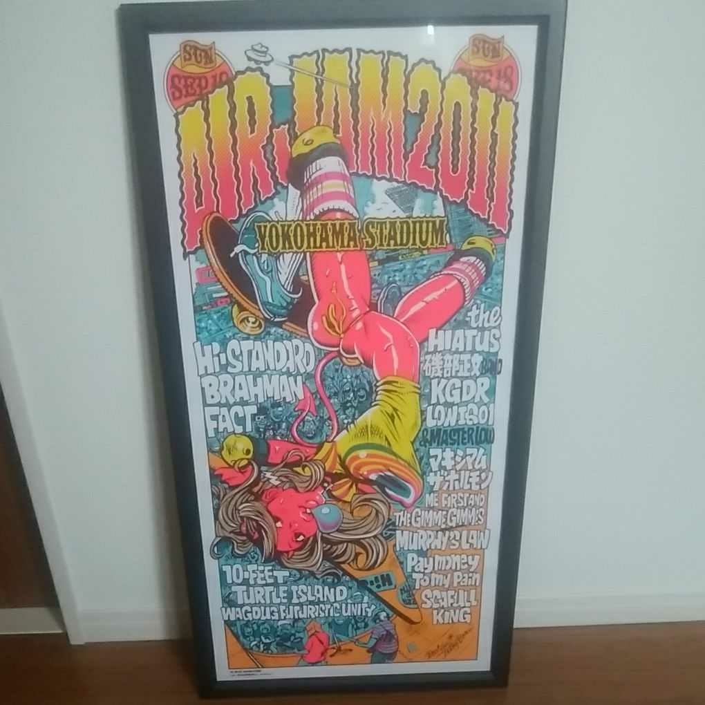 AIRJAM hi-standard ハイスタンダード シルクスクリーンポスター