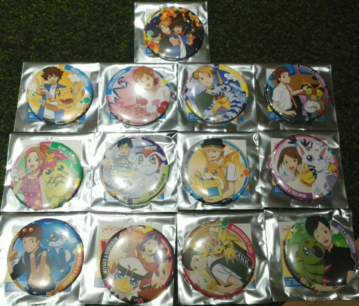 デジモンアドベンチャー LAST EVOLUTION 絆 ドでか缶バッジ コンプ