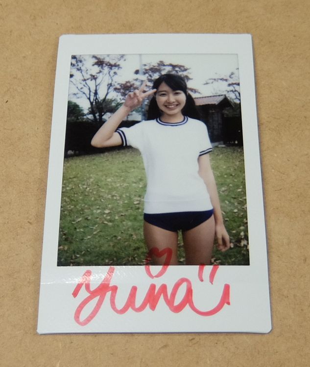 源結菜 葉月彩菜 直筆サイン入り チェキ ふたり 水着 ビキニ コスプレ