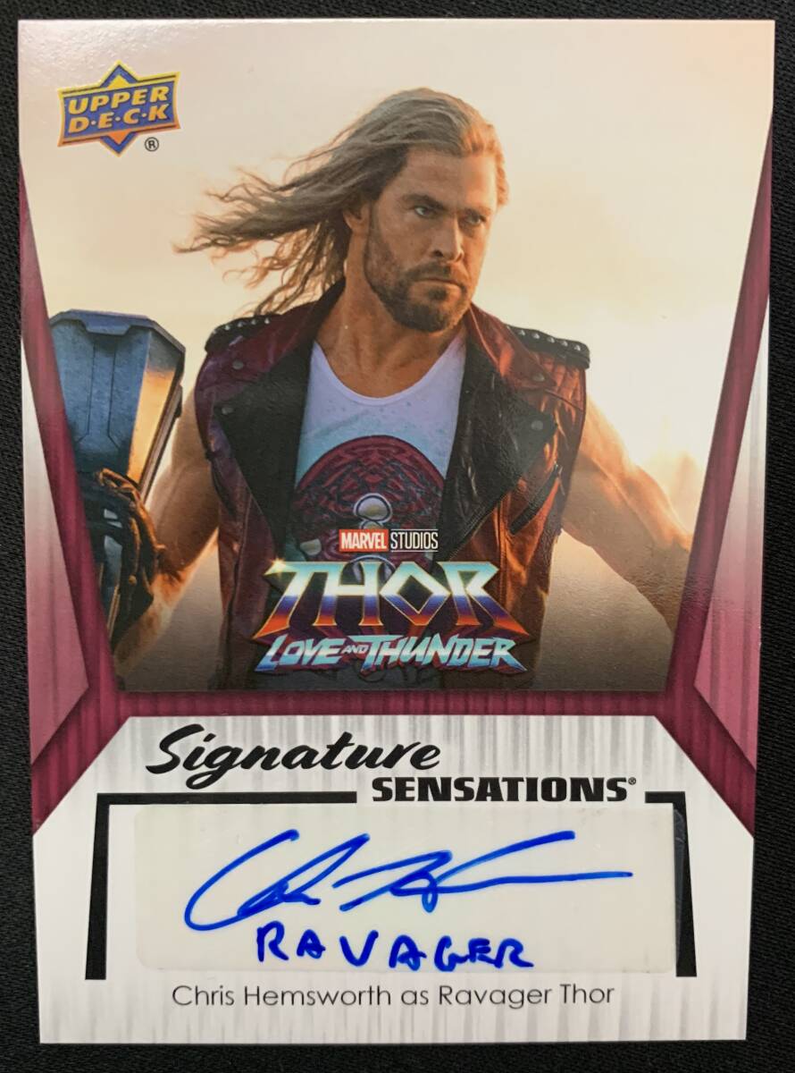 クリスヘムズワース サイン入り アベンジャーズ マーベル マイティー