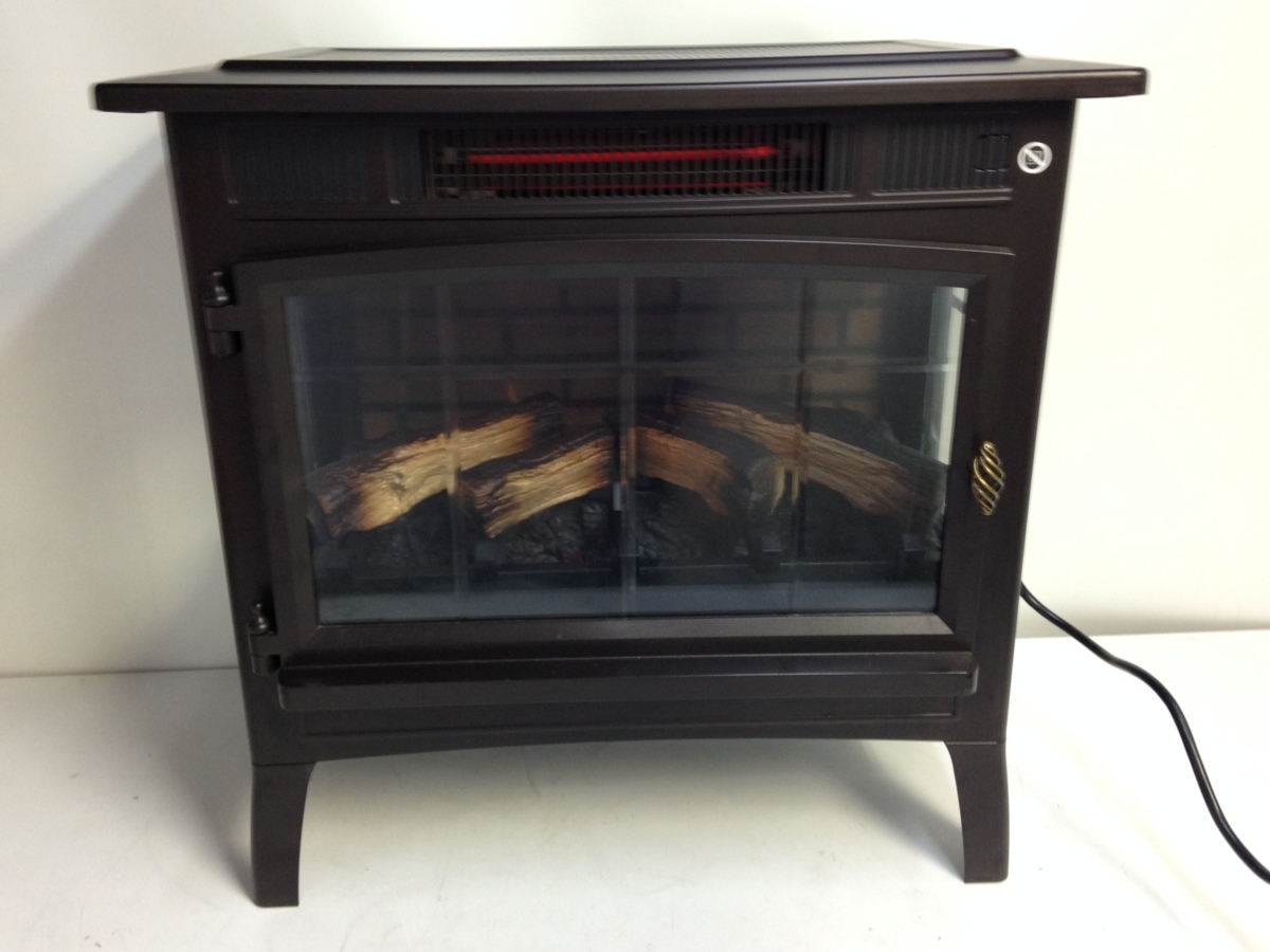 🍎QVCジャパン ファンヒーター 暖炉型 DFI-5010-04