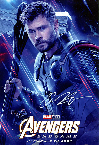 直筆サイン入り写真 クリス・ヘムズワース マイティ・ソー/フレーム別