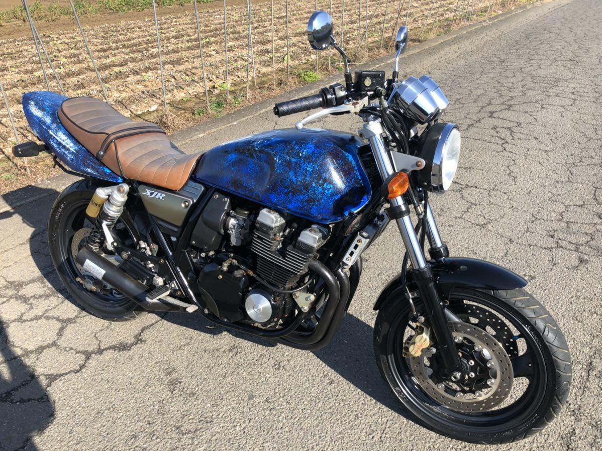 XJR400 4HM(前期型) RZスタイル タンクライン ステッカーセット 1色