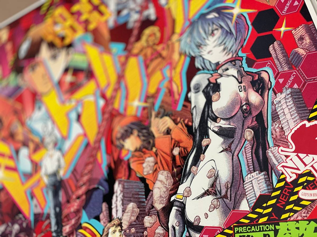 海外限定新世紀 エヴァンゲリオン シルクスクリーンポスター