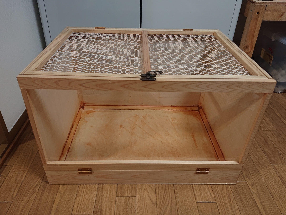 stks617 爬虫類 ケージ 両生類 ✨ 木製ハンドメイド ヘビ トカゲ