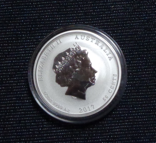 N482 オーストラリア 2017年 銀貨 ニワトリ 鶏