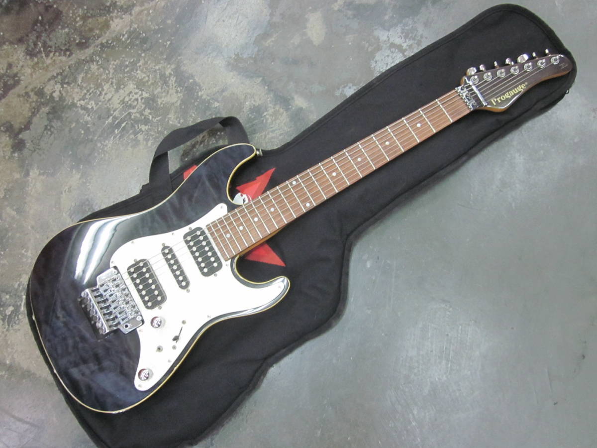 Progauge 7弦ギター ブラック系 Progauge 7弦エレキギター by