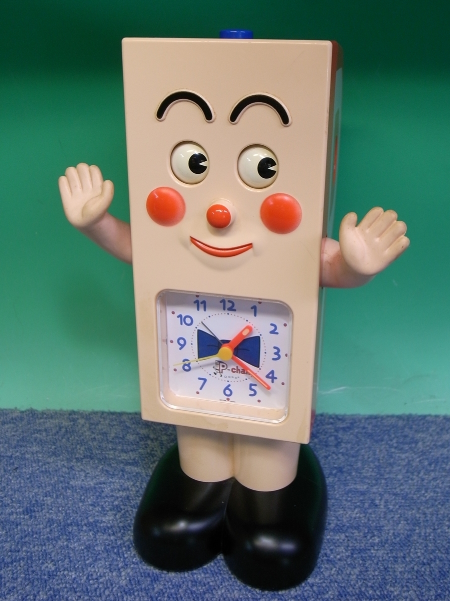 アラーム ポンキッキーズ Pちゃん 置時計 / レア 目覚まし時計