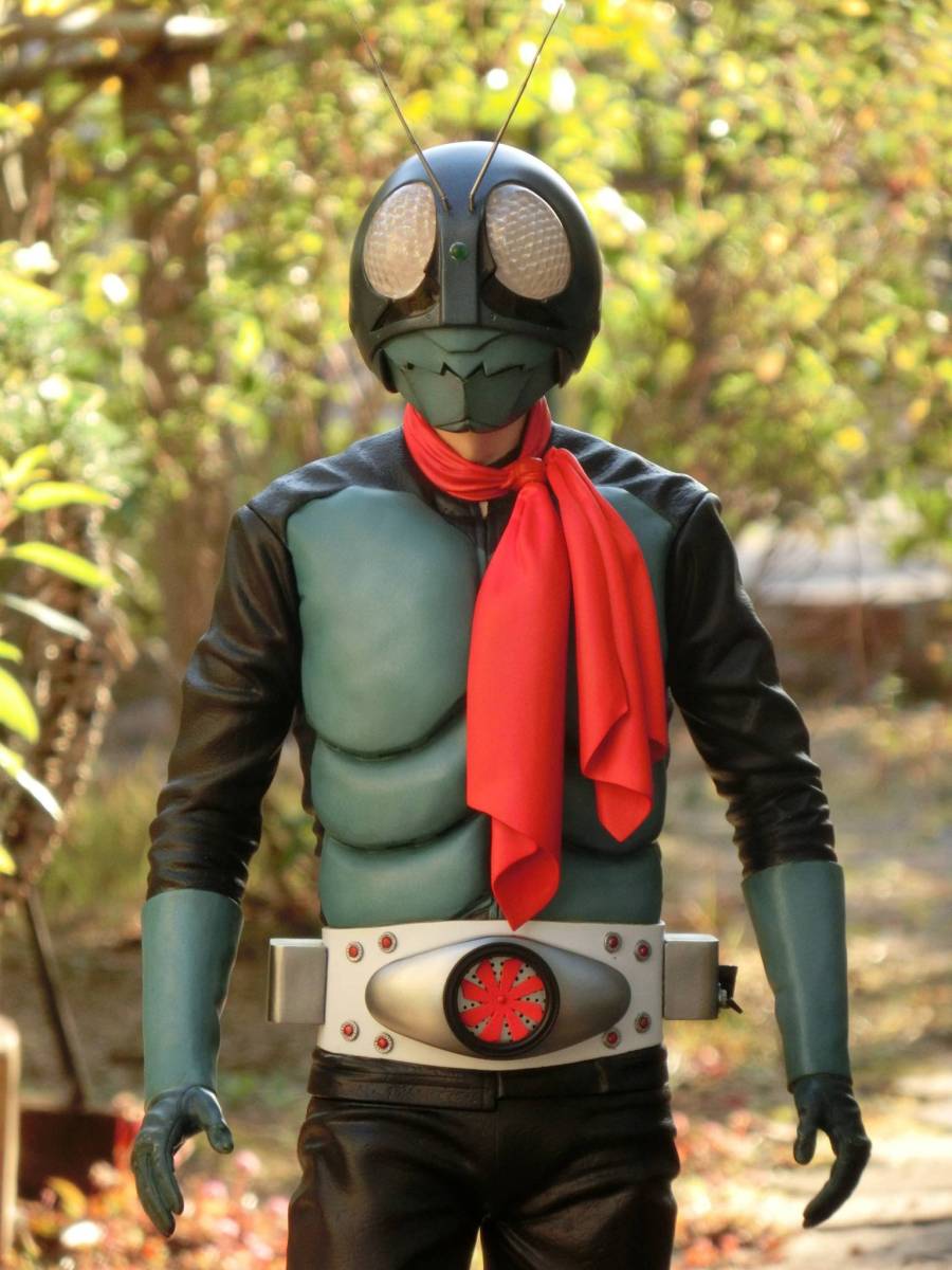 海洋堂 1/4 仮面ライダー旧1号メガソフビキット（新品、未使用） 海洋