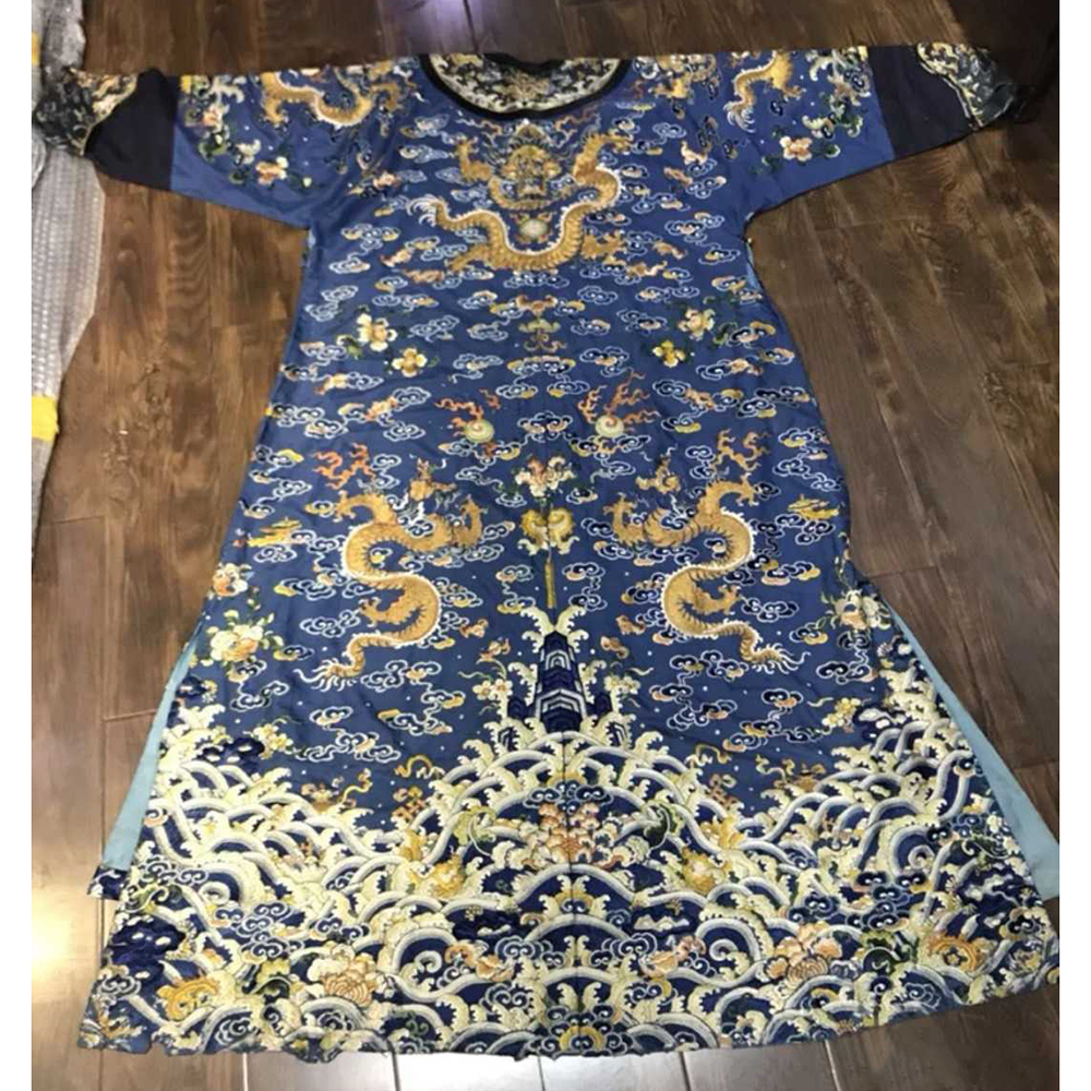 アンティーク 中国 清王朝 刺繍服