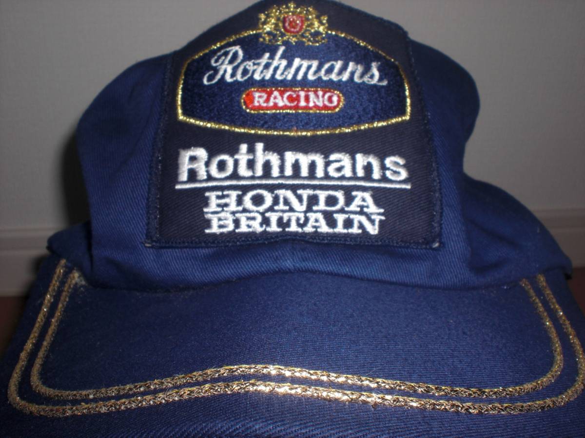 絶版限定年代物☆ロスマンズRacingキャップ\フリーサイズ☆店頭未展示