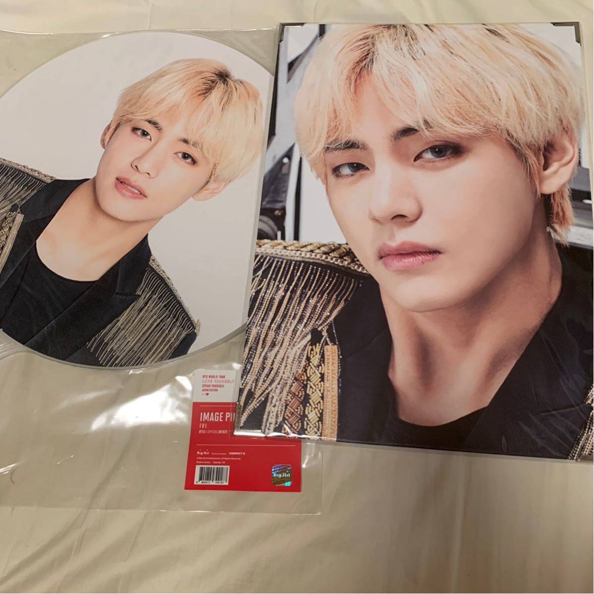 BTS テテ V キムテヒョン 公式うちわ BTS V テテ キムテヒョン うちわ