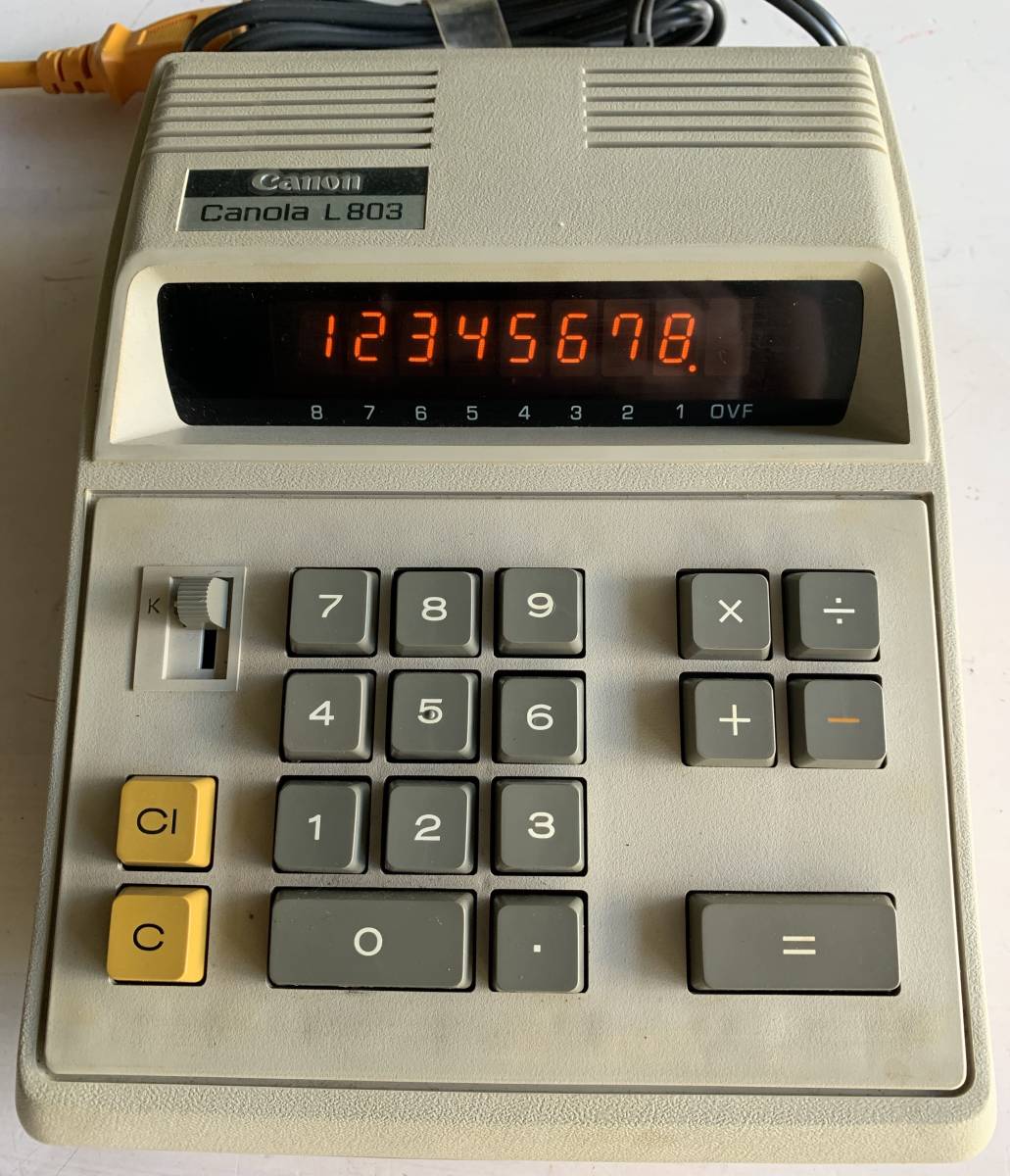 昭和レトロ】Canon CANOLA L803 昭和レトロ】Canon CANOLA L803