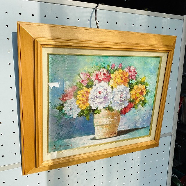 古谷一男 『柘榴』油彩 板絵 F4 古谷一男 『柘榴』油彩 板絵 F4