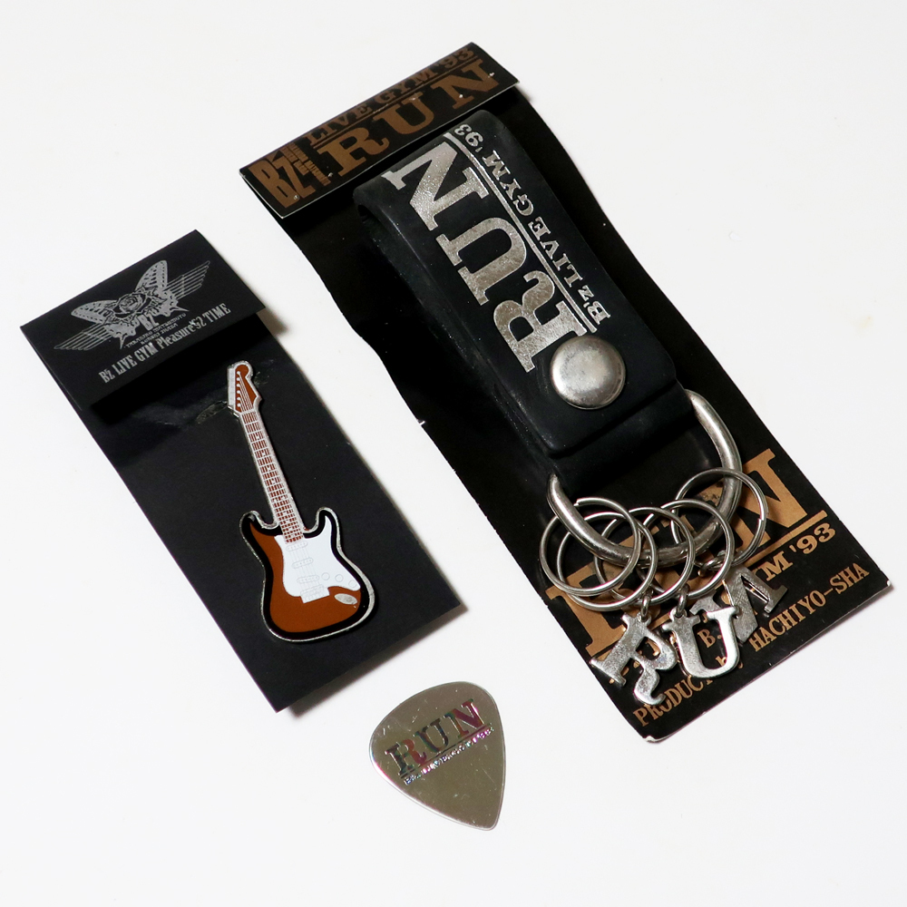 ピンバッジ ギターピック セット B'z Pleasure '91 公式グッズ