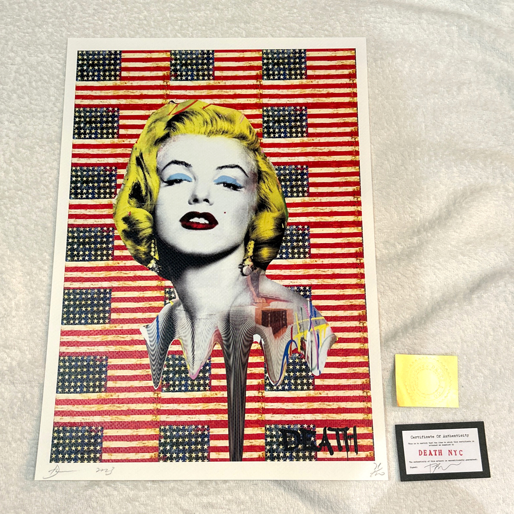death nyc 世界限定100枚マリリンモンローアンディウォーホル