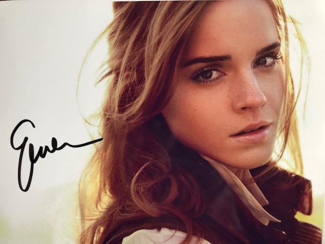 Emma Watson エマ ワトソン 直筆サイン オートグラフ
