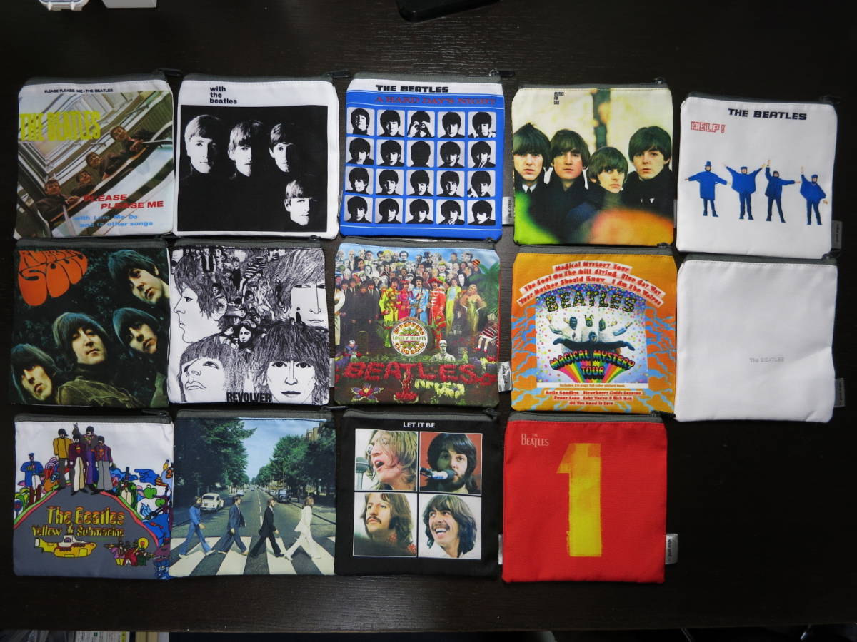 新品】ザ・ビートルズ レコードポーチコレクション niko and 全14種