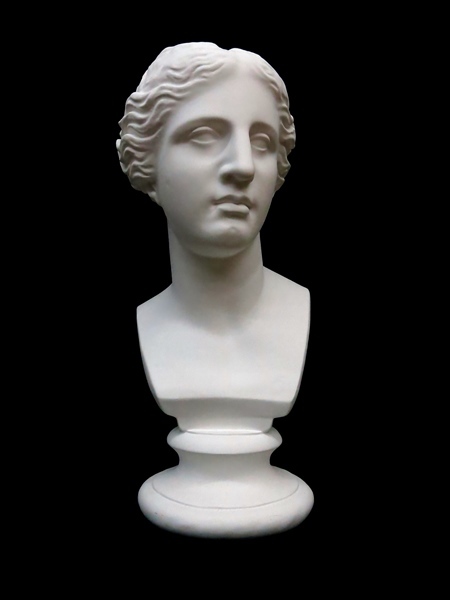 ミロのヴィーナス 石膏像 半身像 西洋彫刻 美大 教材オブジェ 置物