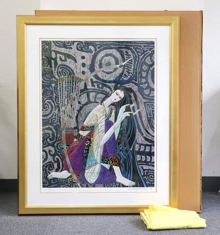 北欧しろくま】平子 雄一「Gift 01」シルクスクリーン 2021年 平子雄一