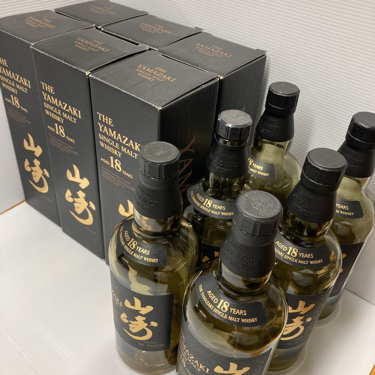 山崎18年 空瓶4本 【公式通販】