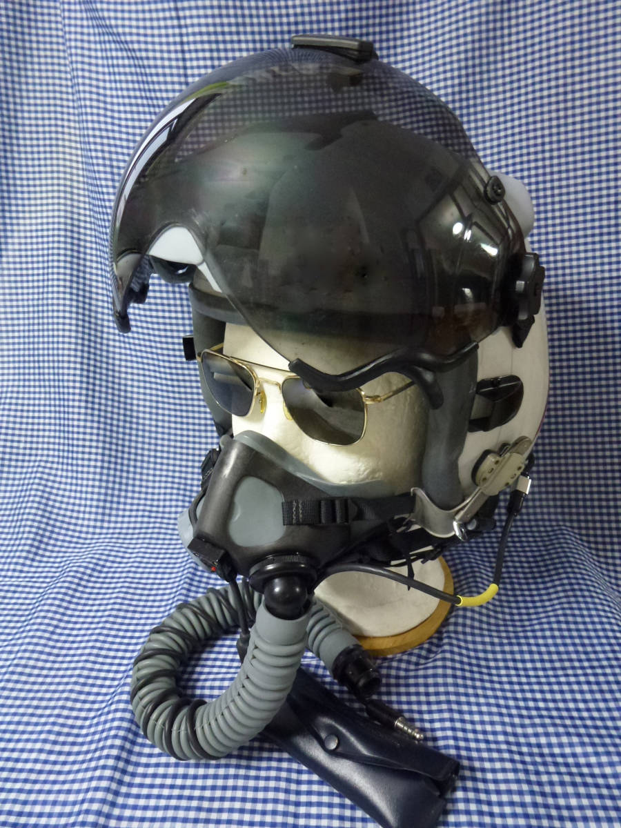 米軍実物 ジェット戦闘機パイロット 航空ヘルメット用酸素マスク MBU