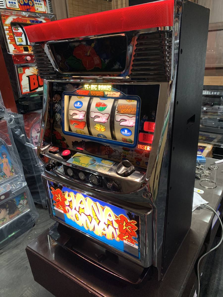 パチスロ実機】4号機 花浪漫 ハナロマン レトロ