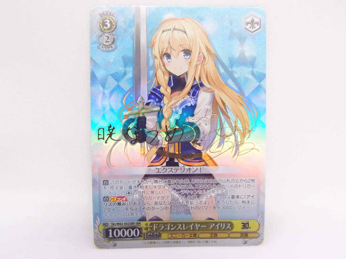 新裁断 ドラゴンスレイヤー アイリス SBR サイン PSA10 ヴァイス