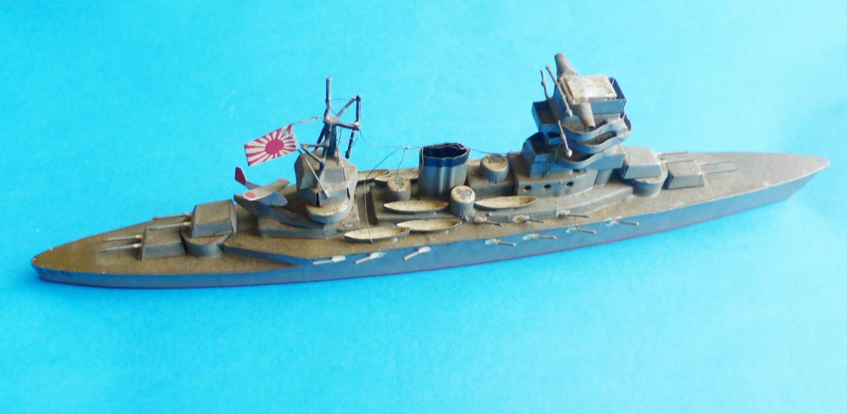 戦前 昭和12年頃 グリコのおまけ 懸賞品 戦艦 長門 ながと 全長25.5cm