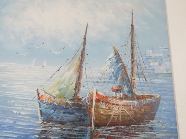 白い海 油絵 F3(273×220mm) 白い海 油絵 F3(273×220mm) 白い海