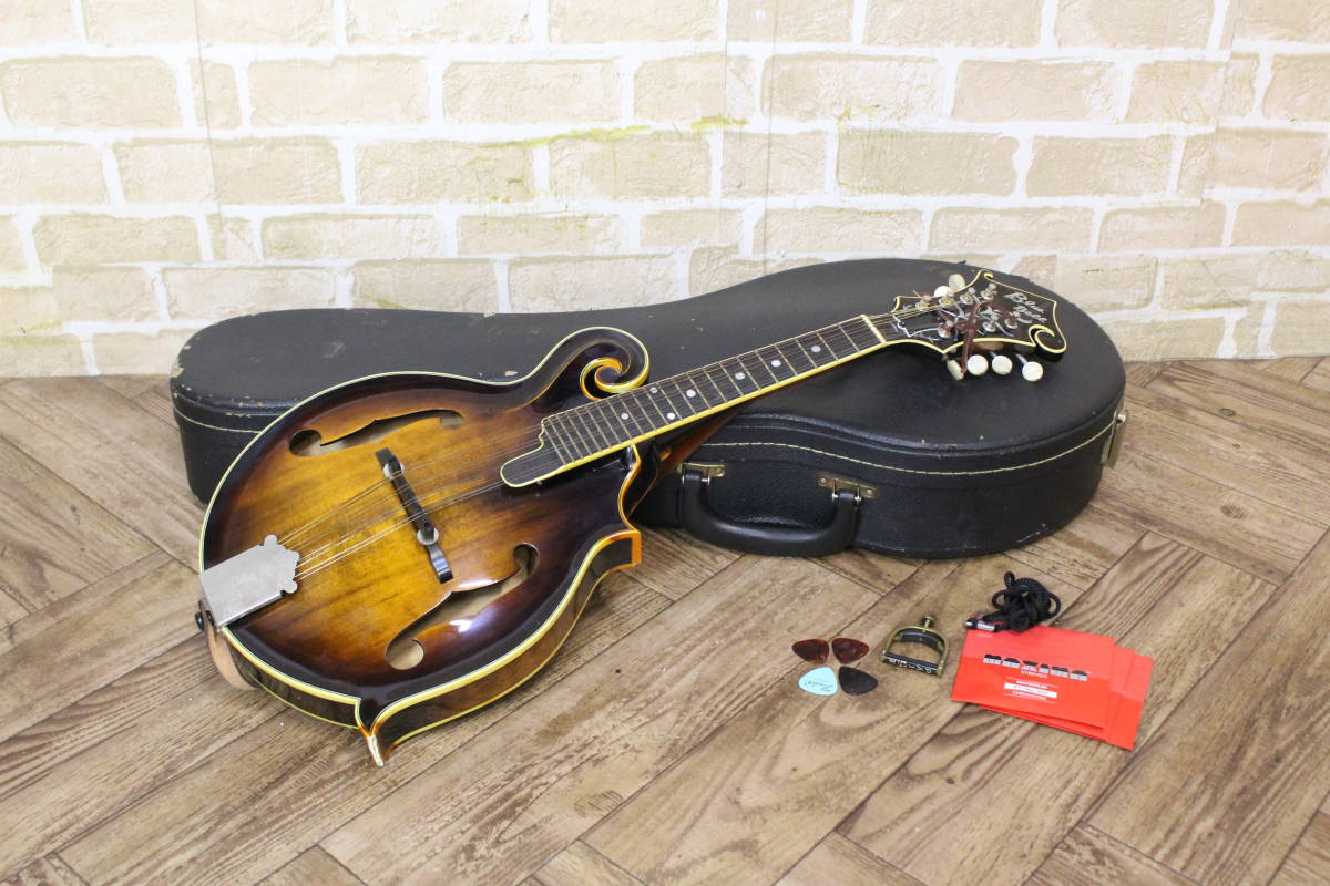 Blue Bell F-15 高級フラットマンドリン 飴色塗装 フジゲン製造