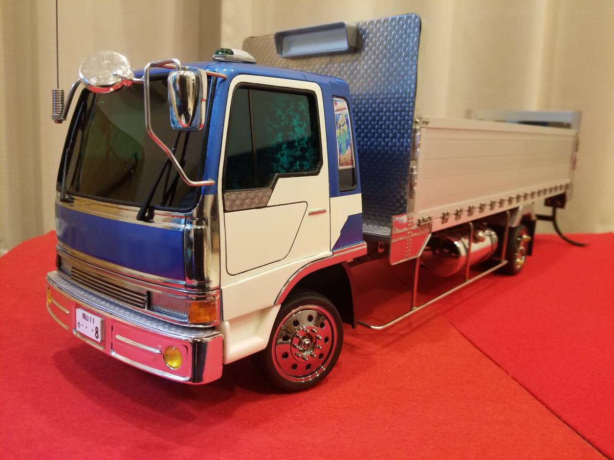 タミヤ1/14 ムネトラ製 廃盤スーパーグレードキャビン 製作途中 タミヤ