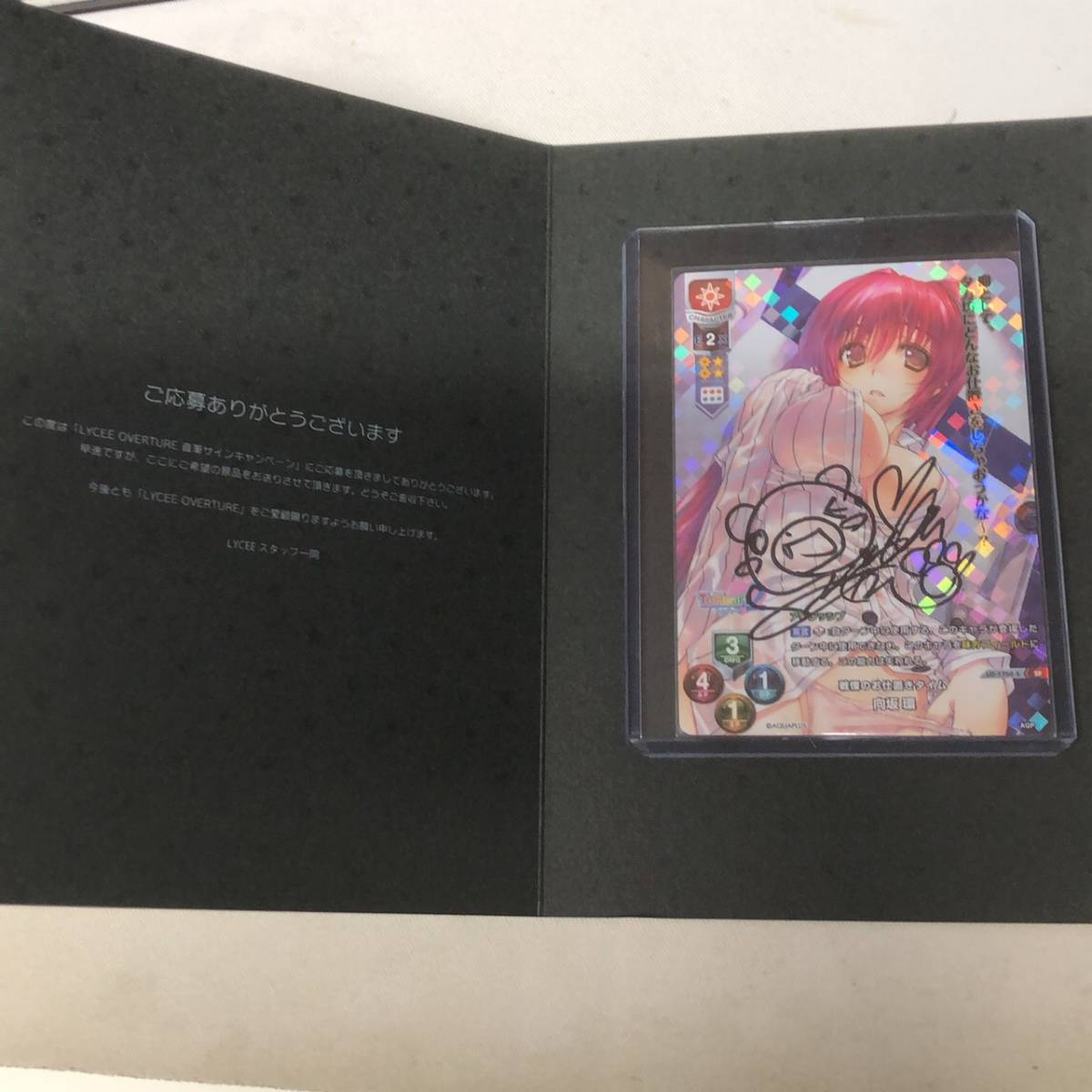 PSA10 lycee リセ 戦慄のお仕置きタイム 向坂 環 SP サイン 【公式通販】