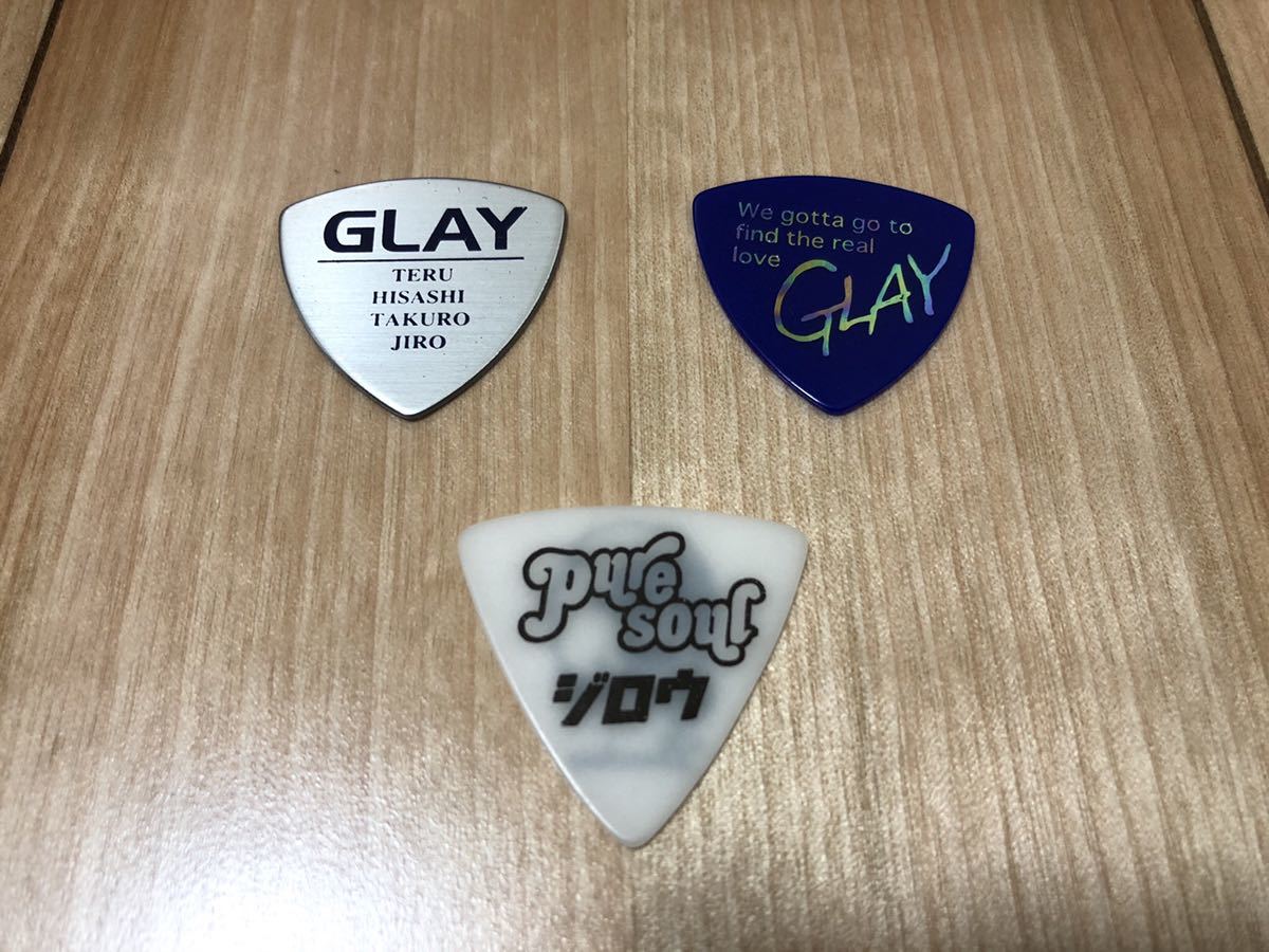 GLAY HISASHI ピックAMEX GLAY TERU ピック AMEX : GLAY 30周年 記念