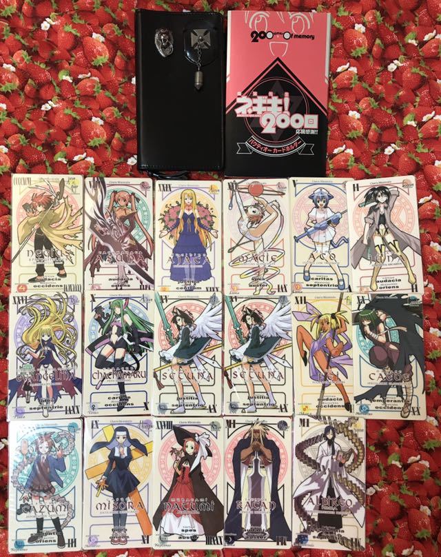 未使用 魔法先生ネギま！ 全巻購入特典 最高級美麗カードフォルダー