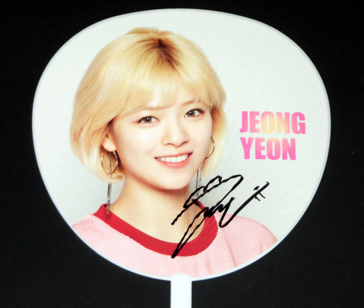 TWICE ジョンヨン 直筆サイン入りうちわ onceday C賞 TWICE ジョンヨン