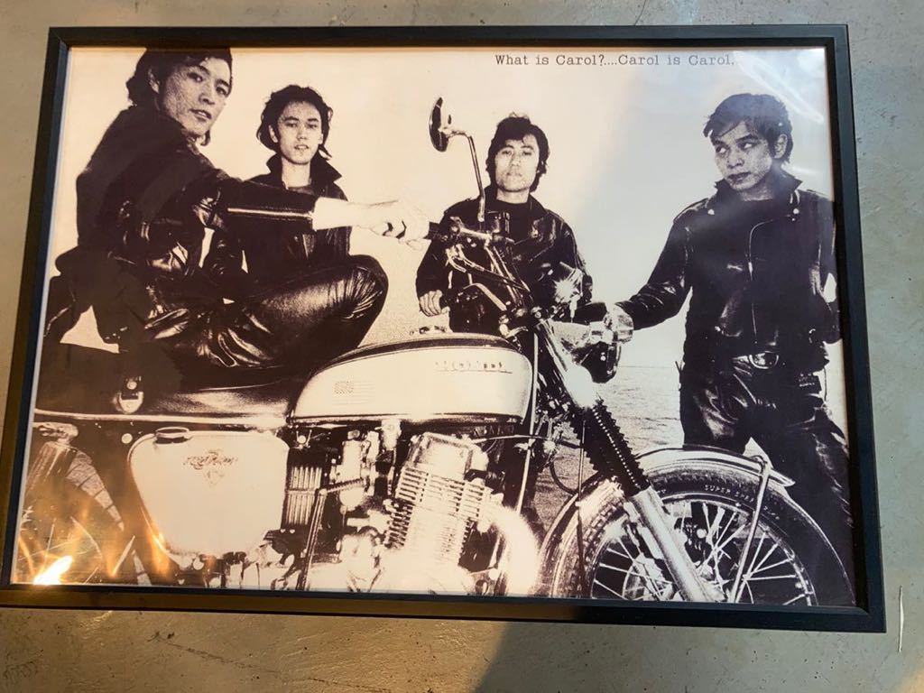 矢沢永吉☆キャロル 希少ポスター 美品