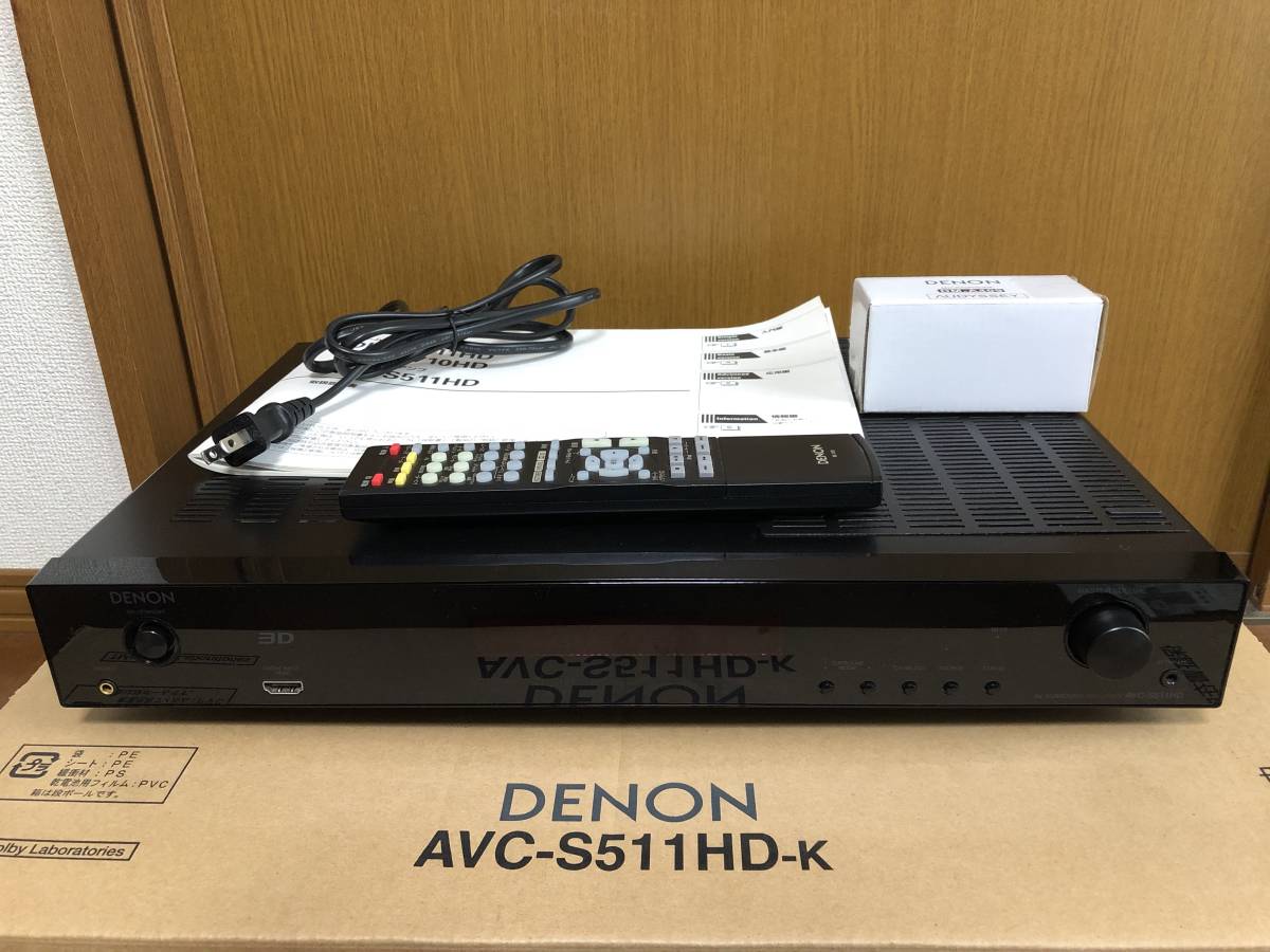 DENON AVアンプ AVC-S511HDリモコン付き完動品！ DENON AVアンプ AVC