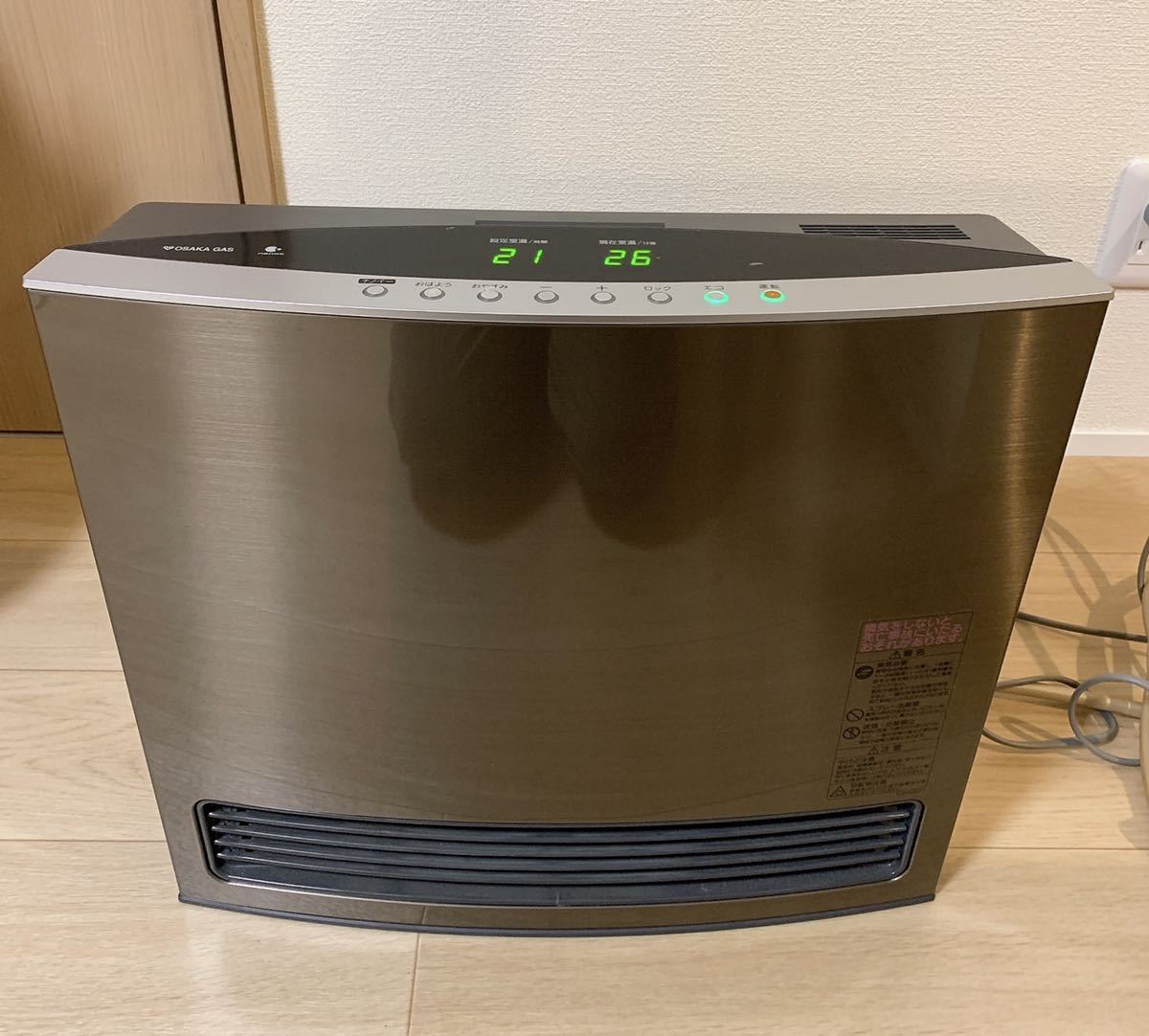 美品】ノーリツ 都市ガスファンヒーター GFH-4003S ノーリツ 都市ガス