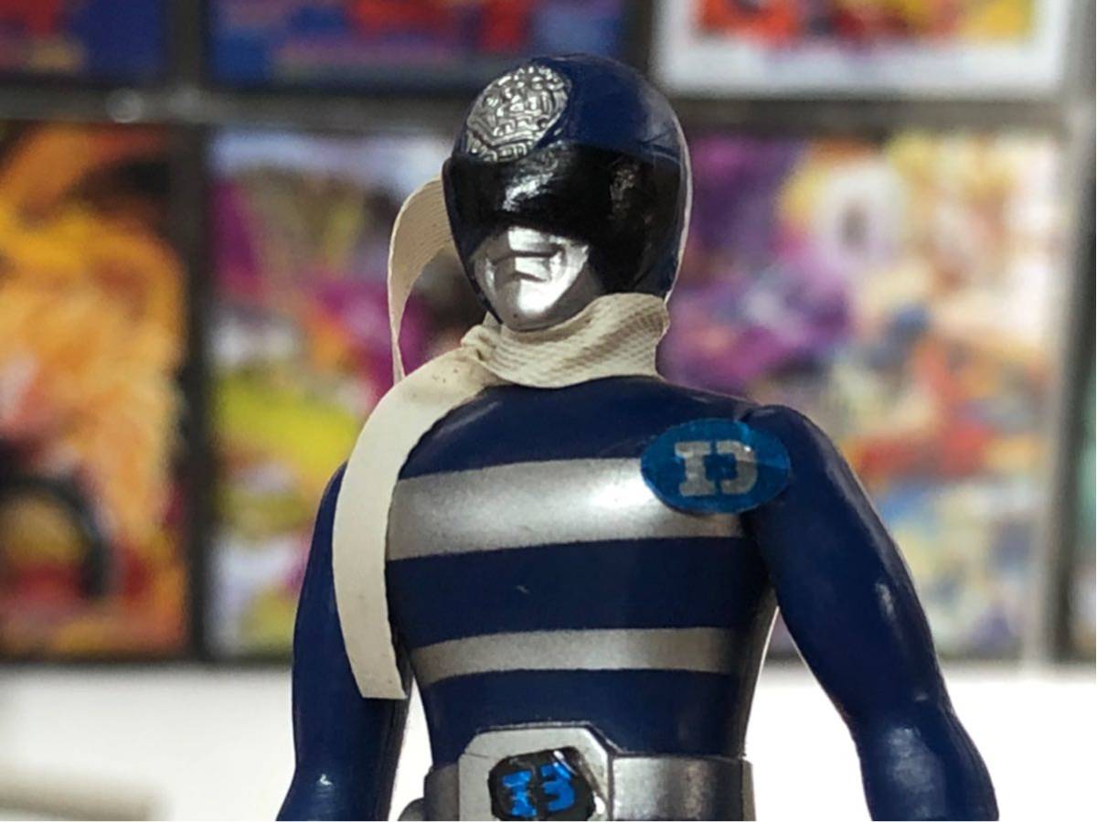 ⚠️デッドストック 電子戦隊デンジマン デンジブルー 超合金 当時物