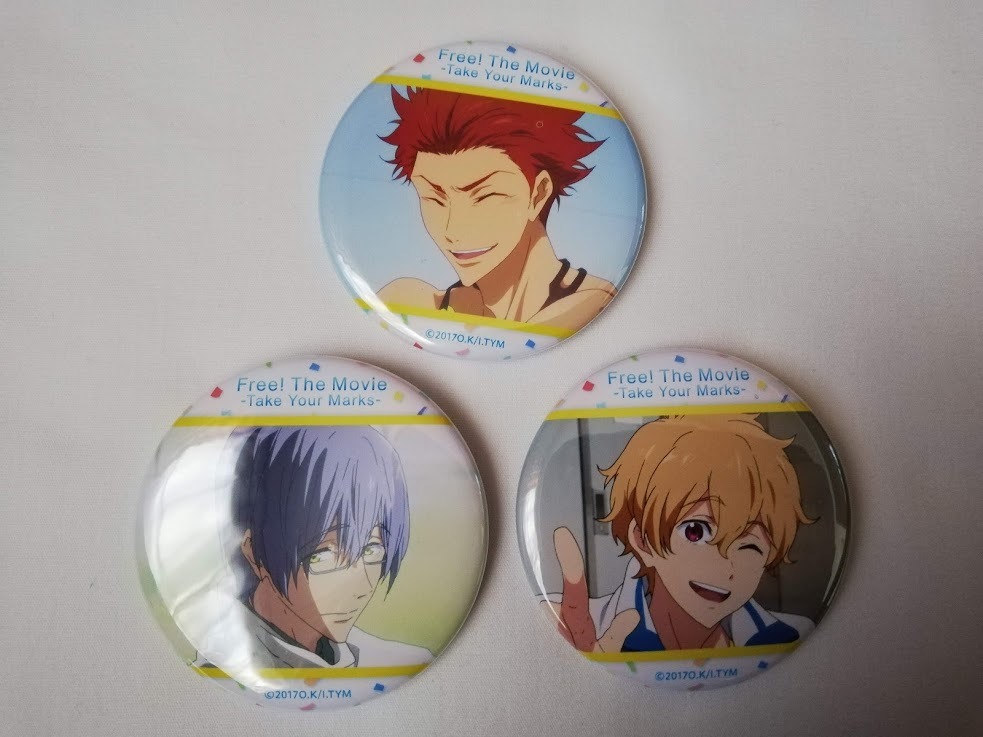 Free!-Take Your Marks- ベストシーン缶バッジコレクション②