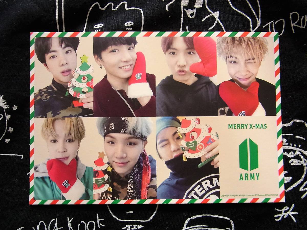 BTS 会報 Vol 1.～9 クリスマスカード グリーティングカード セット