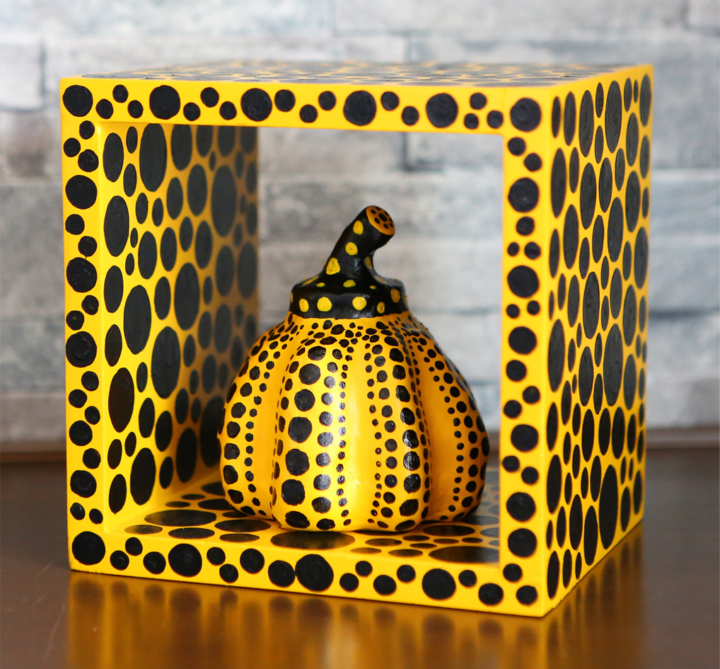 草間彌生 パンプキン ペーパーウェイト 置物 オブジェ 草間彌生