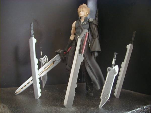 ファイナルファンタジー7 クラウド バスターソード 合体剣 金属製 約