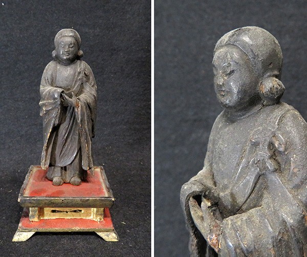 木彫り 聖徳太子 幼年立像