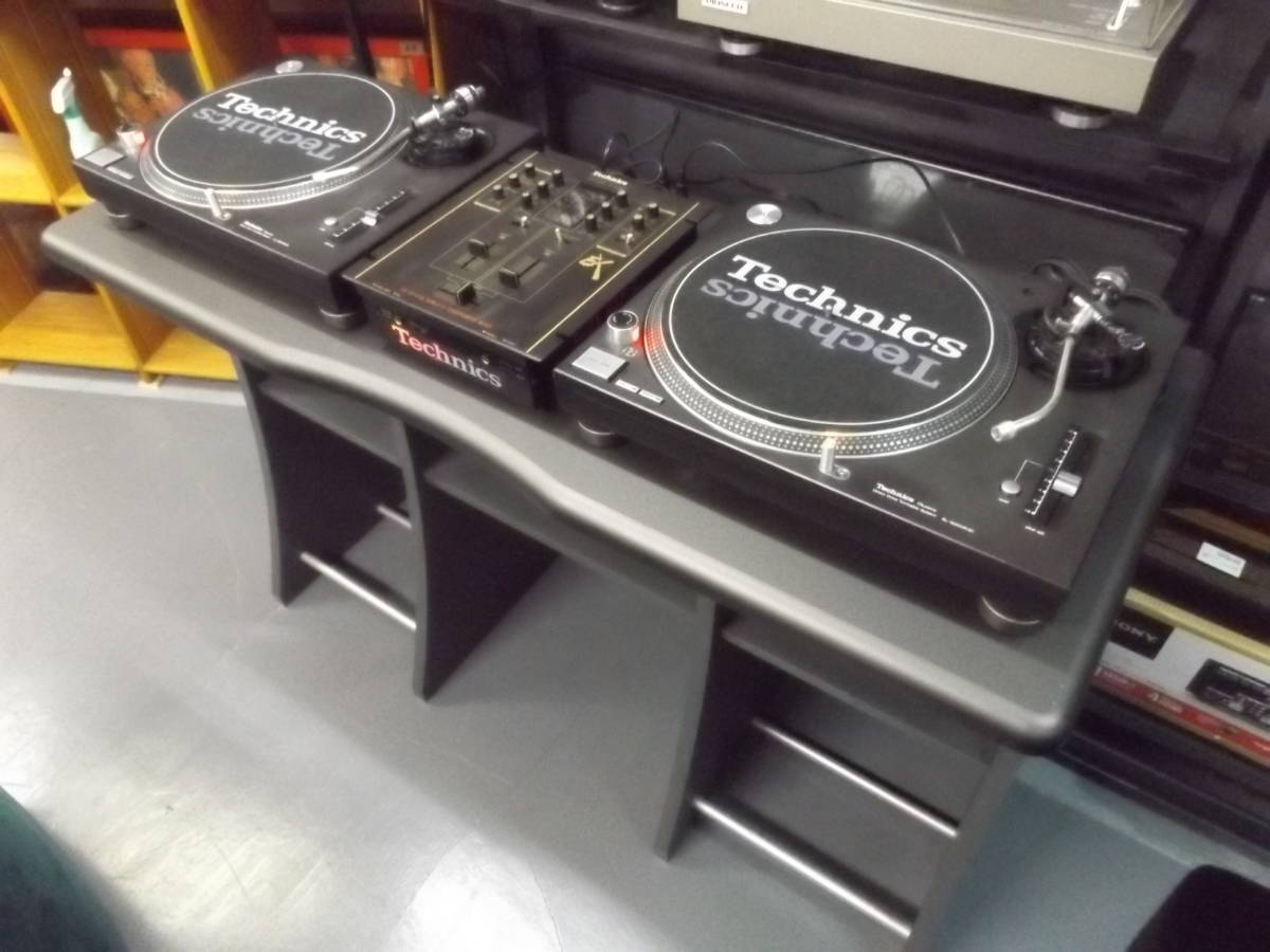 Technics SL-1200mk3d 2台＋ミキサーセット 中古】◎S011901 Technics