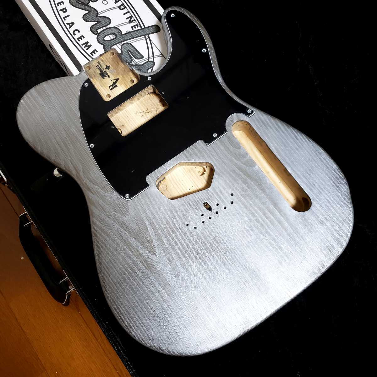 カナダ産アッシュ材 エレキギター テレキャスター ボディ アッシュ①