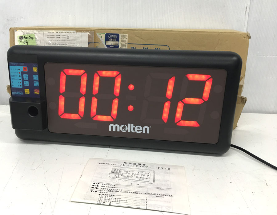 molten モルテン TRT10 トレーニングタイマー 中古美品