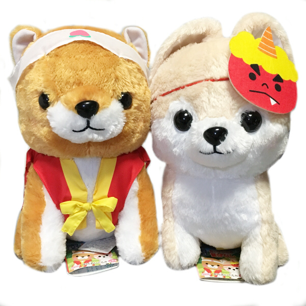 豆しば三兄弟さすけ昔ばなし鬼BIG ぬいぐるみ